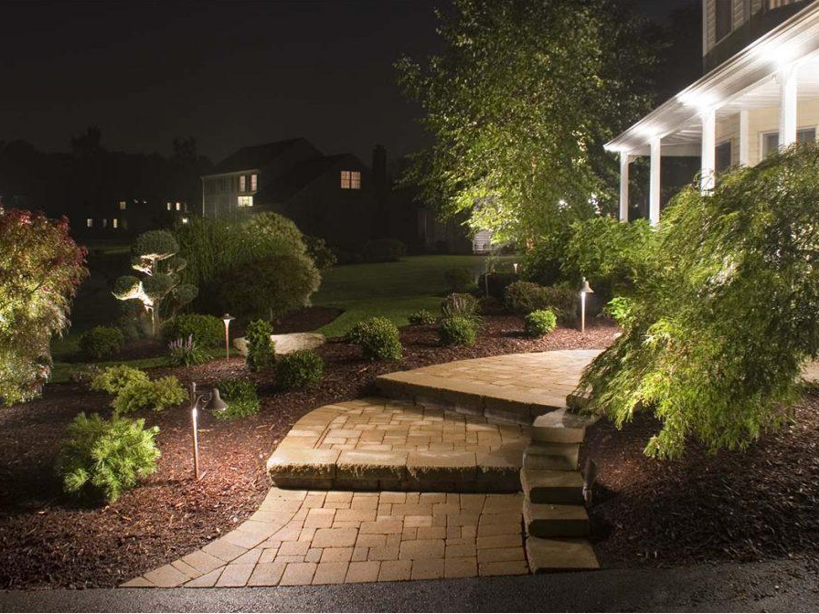 lit-up-path-with-lamps-at-dusk