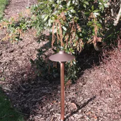 CAST Craftsman China Hat Integrated LED or Drop-In Path Light