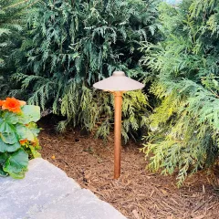 CAST Craftsman China Hat Integrated LED or Drop-In Path Light