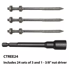 CAST Tree Mount SS Hanger Bolts